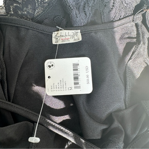 Free People - Intimately FP Wild Bunch Bodysuit in Black - Size M - NWT - Picture 9 of 16